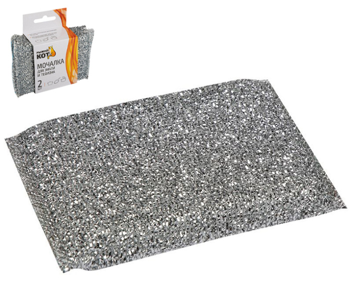 Мочалка для эмали и тефлона (2шт) 310287     1/24шт.