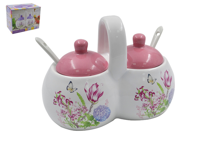 Соусница Lavenir "Бабочка" 270/270 мл, 16*13*9,5 см HC230-K04 доломит       1/24шт.