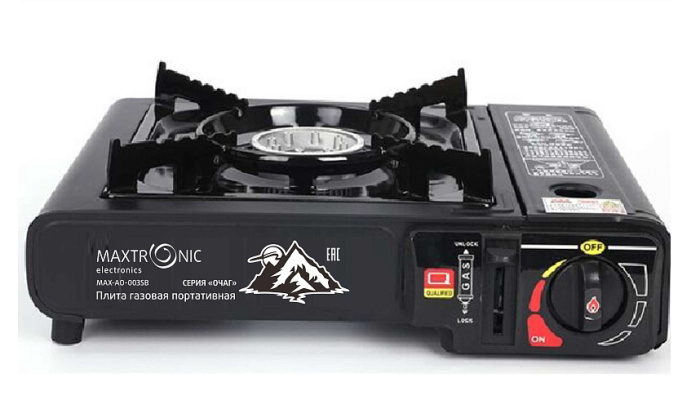 Газовая плитка "MAXTRONIC" MAX-AO-003SB    1/6шт.