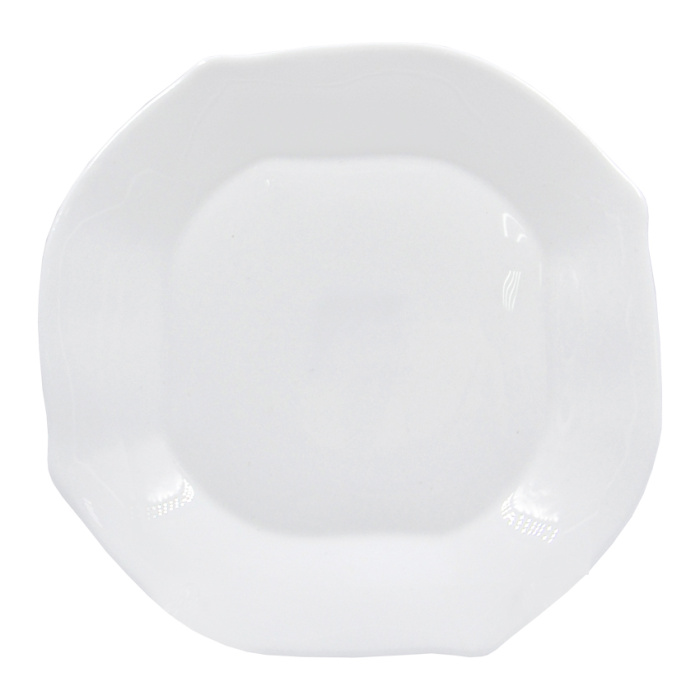 Тарелка десертная Lavenir HoReCa "Angles" 18 см, 7,5" LFSW-75 WHITE стеклокерам.  6/72шт.