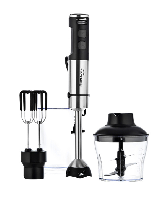 Блендер погружной "BRAYER" BR1264 (1500Вт)  1/8шт.