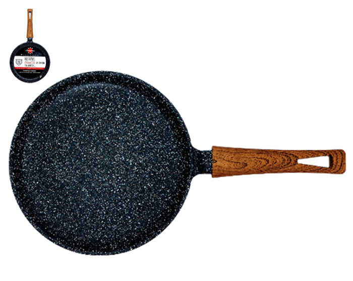 Сковорода блинная (26см) 0826-18 Мегалит 18 ("Гардарика")  1/10шт.