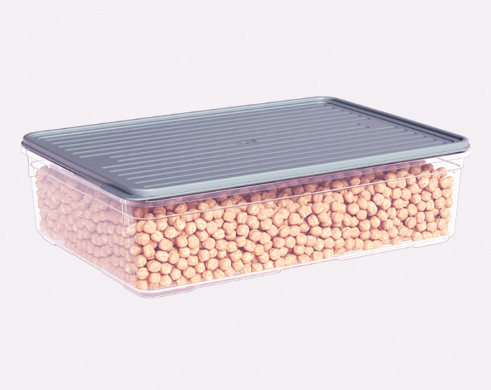 Лоток с крышкой 931 (3,35л) микс 1/24шт.