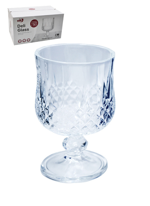 Набор бокалов (6 пр.) 180 мл, 11*7 см, 109643 стекло         1/8шт.