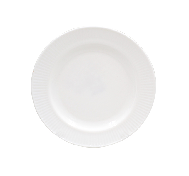 Тарелка десертная Lavenir HoReCa "Stripes" 17,5 см, 7" OUSP-70 WHITE стеклокерамика     6/72шт.