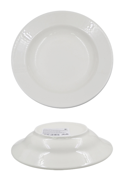 Тарелка суповая Lavenir 280 мл, 17,5 см, 7" 111-072 эконом фарфор 1/80шт.