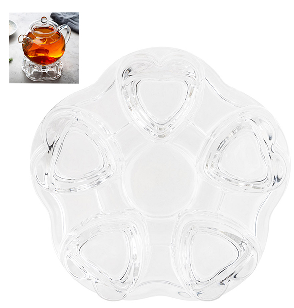 Подставка AROMA под заварочный чайник 106475, стеклянная, размер (12,5*5*14 см) 1/24 шт.