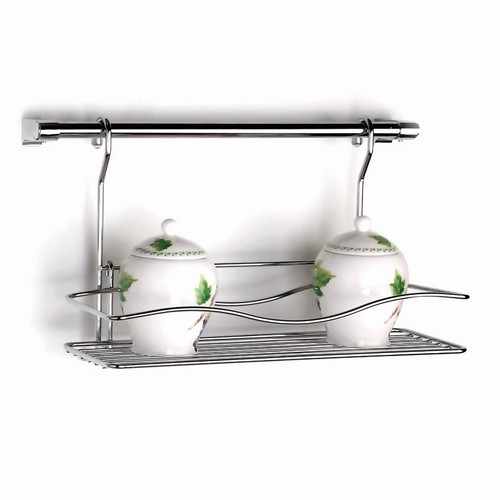 Полка для рейлинга MG041B чёрная   1/6шт.