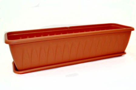 Балконный ящик АЛИЦИЯ М3215 (600мм) (коричневый)    1/15шт.