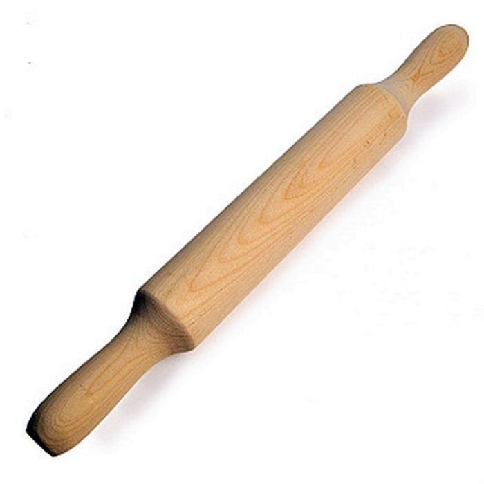 Скалка деревянная берёза (40см) 1363    1/50шт.                