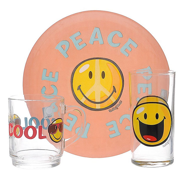 Набор детский (3пр.) "Smiley World Child" H5319 (32122)      1/6шт.      