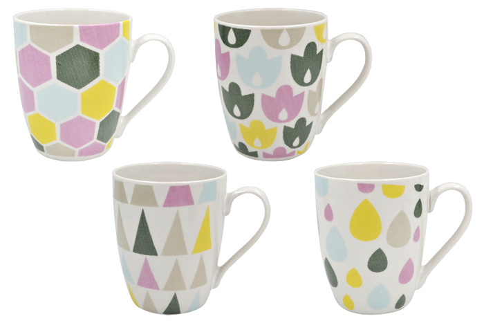 Кружка 370 мл, 102342 микс                12/72шт.