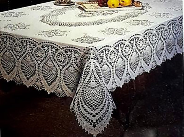 Скатерть "CROCHET" 60*90 (150*228см) 927    1/24шт.
