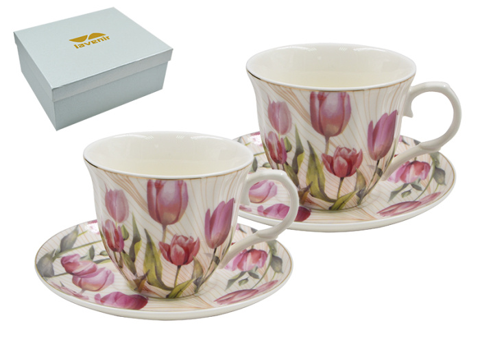 Набор в коробке (4 пр.) Lavenir 220 мл, 13,5 см, C03-522 4G фарфор    1/12шт.