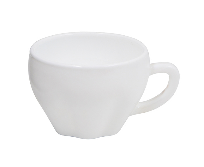 Чашка Lavenir HoReCa "Smooth" 170 мл, PGB-190 WHITE стеклокерамика          6/96шт.