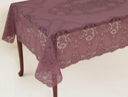 Скатерть "CROCHET" 60*90 (150*228см) S-504 PURPLE 1/24шт
