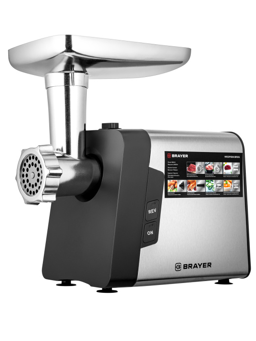 Мясорубка "BRAYER" BR1616 (1800Вт) 1/4шт.