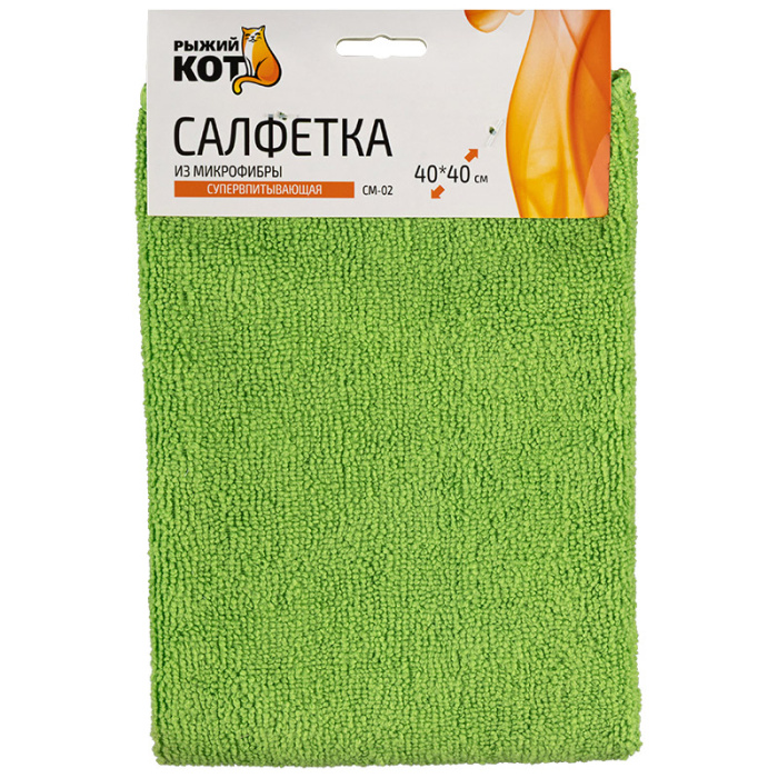 Салфетка из микрофибры CM-02 40*40см 280101 1/10шт.