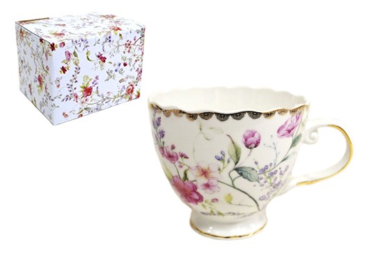 Кружка Lavenir "Аделина" в подар. упаковке 480 мл, 154-220 фарфор    1/36шт.