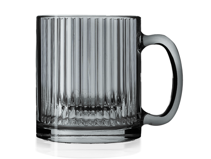 Кружка для чая 24с2394 "Вертикаль" (320мл) графит     24шт.