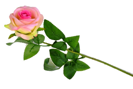 Цветок "Роза" Р-52 (розовая)                   1/500шт.