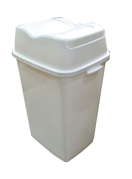Ведро для мусора EASY 09715 (50л) белый               1/6шт.